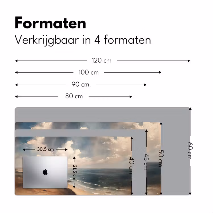 Bureau onderlegger - Klif - Zee - Boom — 7