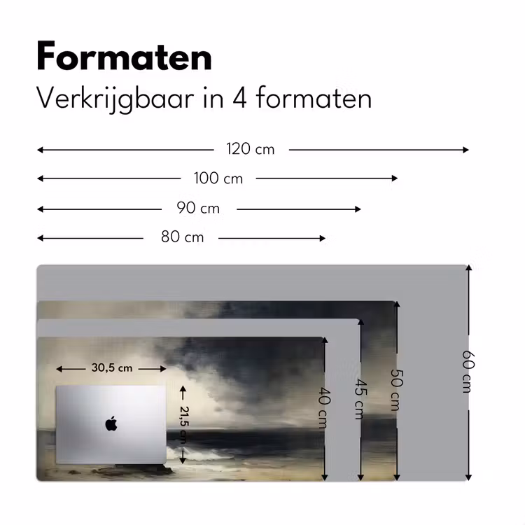 Bureau onderlegger - Zee - Rotsen - Storm — 7
