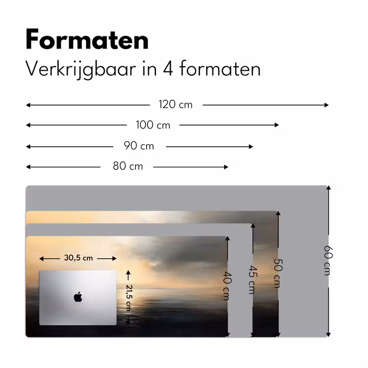 Bureau onderlegger - Zon - Horizon - Zee — 7
