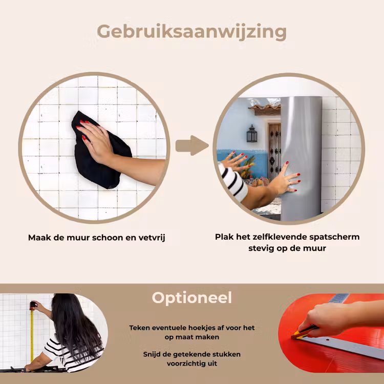 Spatscherm keuken - Deur - Manden - Planten — 7
