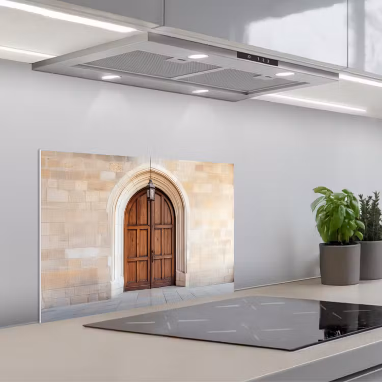 Spatscherm keuken - Houten - Deur - Lantaarn — 4