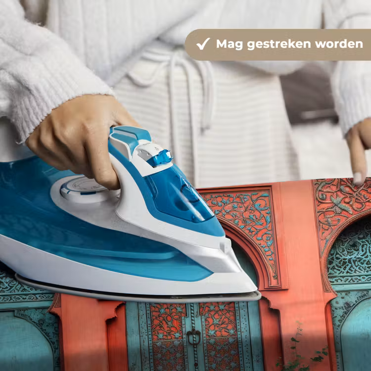 Wandkleed - Lantaarn - Deur - Turquoise — 6