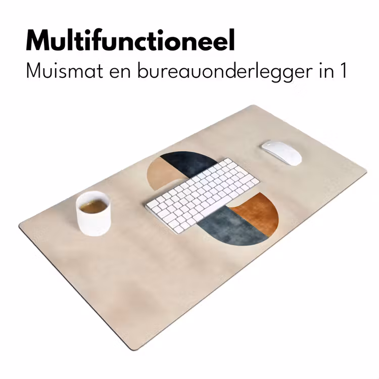 Bureau onderlegger - Cirkels - Abstract - Kleurrijk — 6