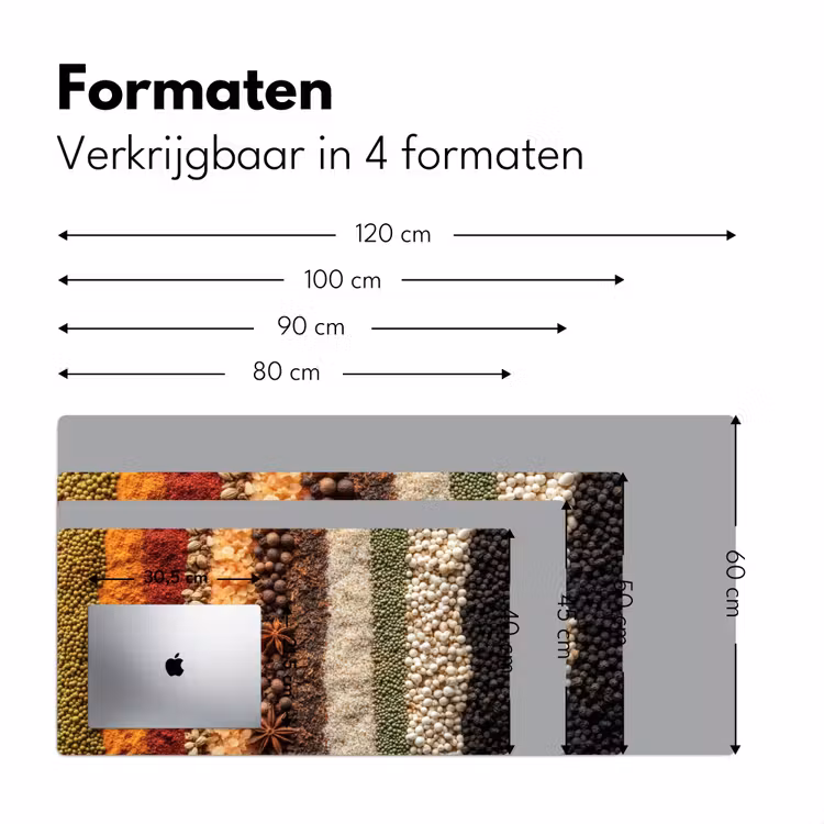 Bureau onderlegger - Banen - Verticaal - Kruiden - Variatie — 7
