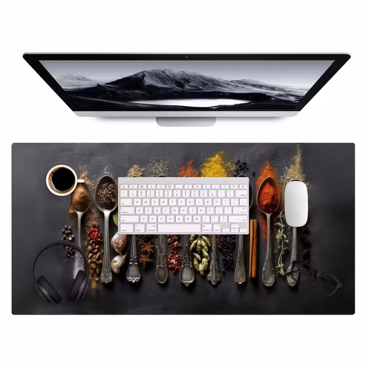 Bureau onderlegger - Lepels - Specerijen - Kaneel - Chili — 3