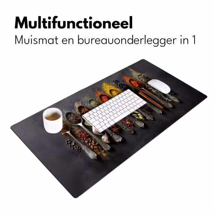Bureau onderlegger - Lepels - Specerijen - Kaneel - Chili — 6