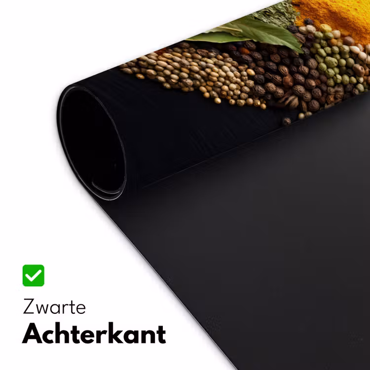 Bureau onderlegger - Specerijen - Mix - Hartvorm - Zwart — 4