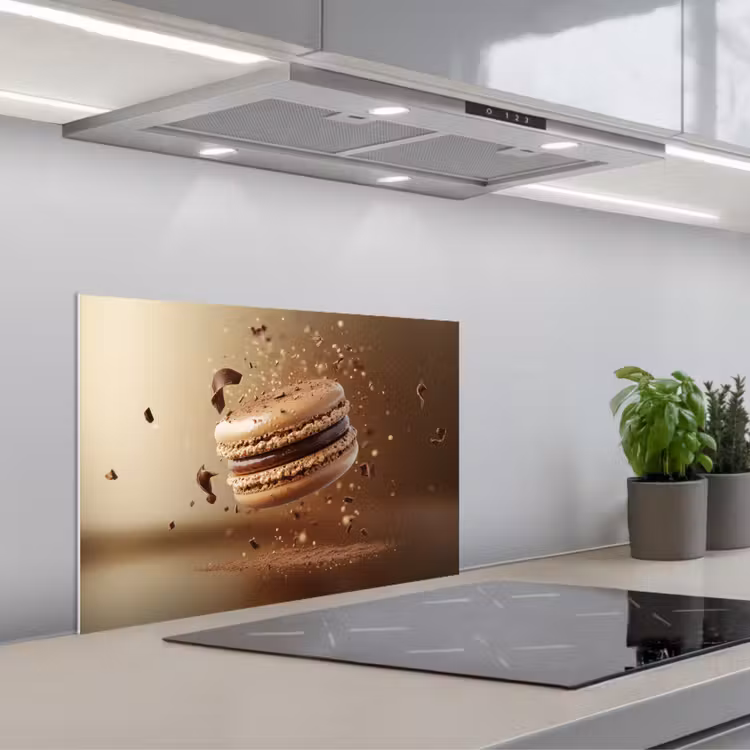 Spatscherm keuken - Chocolade - Macarons - Eten - Snoep — 5