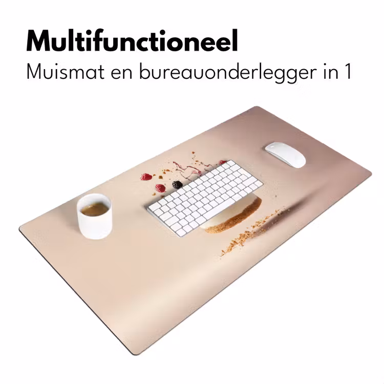 Bureau onderlegger - Cheesecake - Eten - Roze - Taart — 6