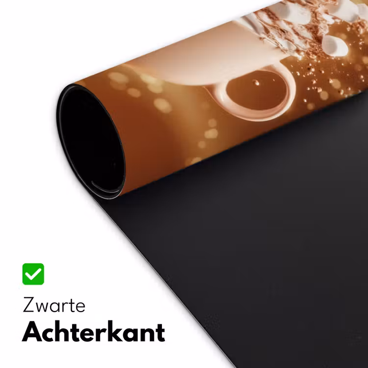 Bureau onderlegger - Chocomelk - Drinken - Warm - Bruin — 4