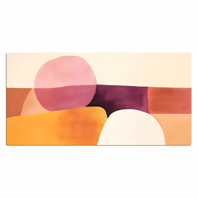 Bureau onderlegger - Vormen - Abstract - Kleurrijk — 1