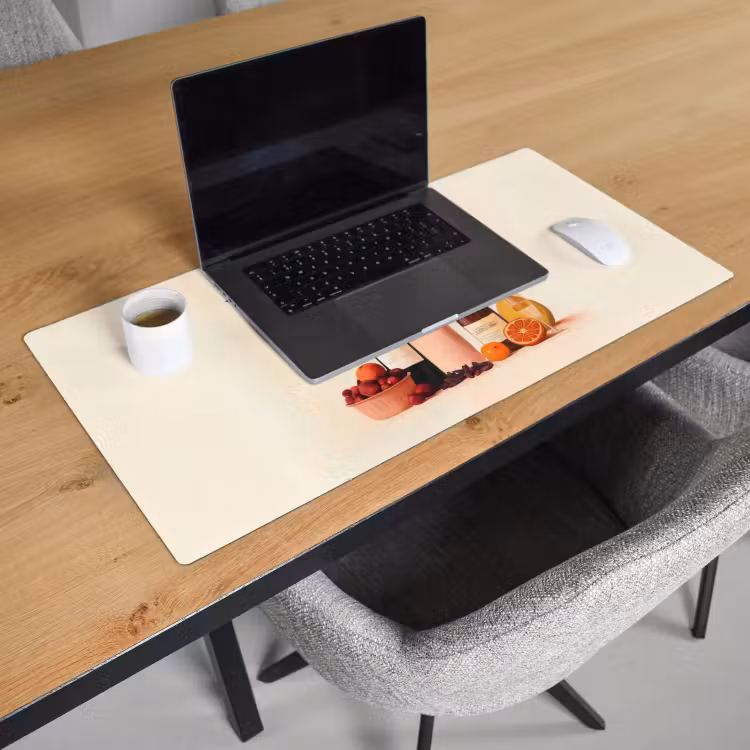 Bureau onderlegger - Wijnflessen - Takken - Sinaasappels — 2