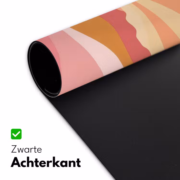 Bureau onderlegger - Bergen - Abstract - Zonnestralen - Roze — 4