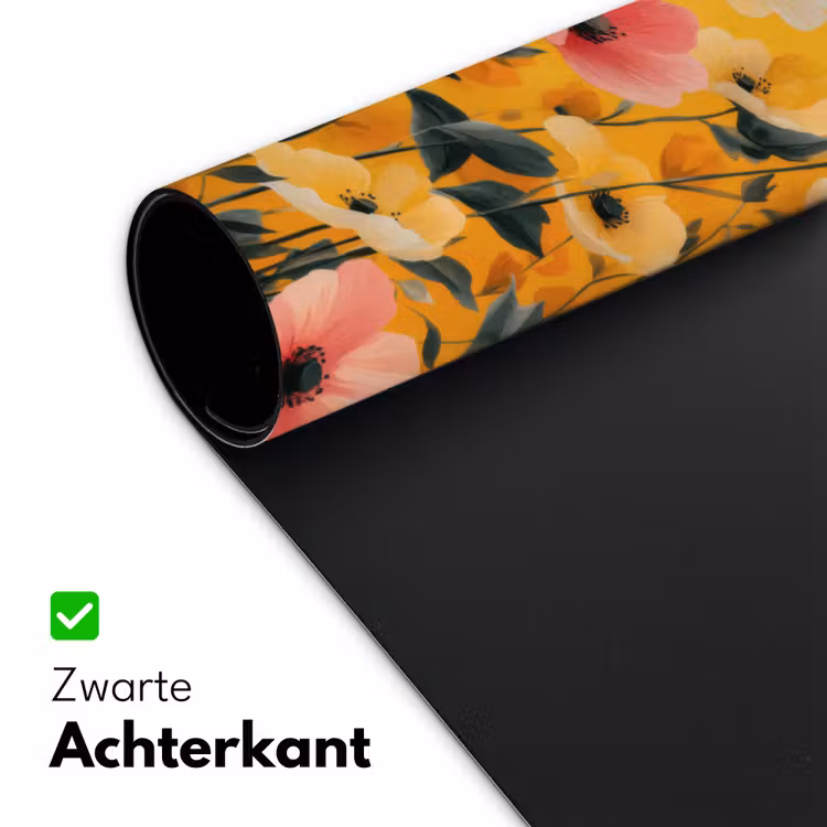 Bureau onderlegger - Bloemen - Veld - Geel — 4
