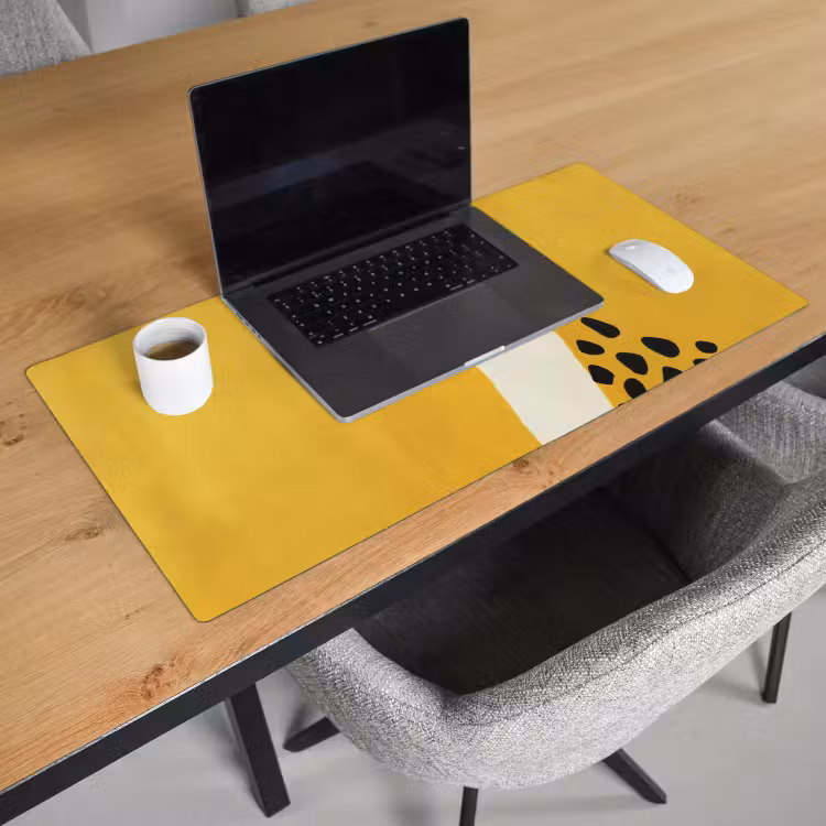 Bureau onderlegger - Cheetah - Illustratie - Geel — 2