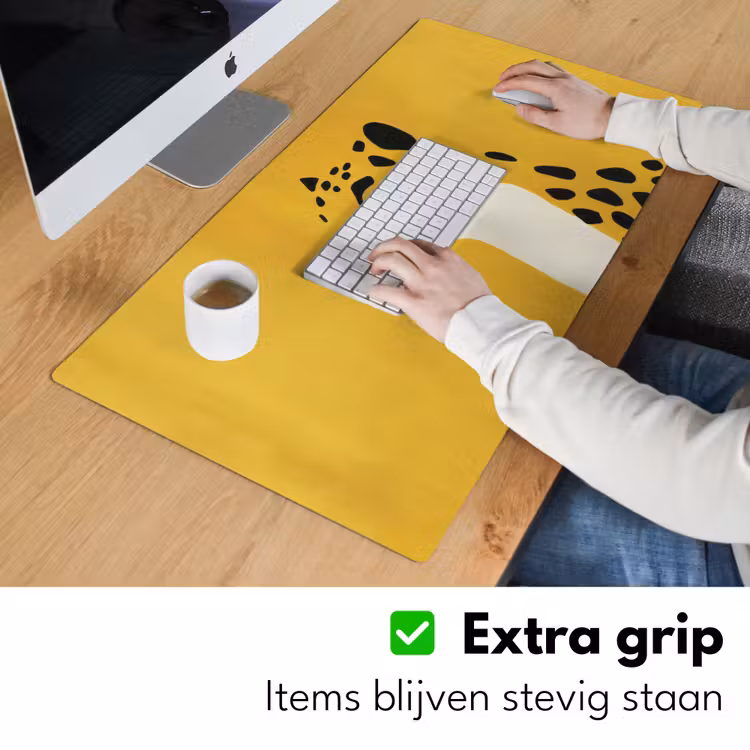 Bureau onderlegger - Cheetah - Illustratie - Geel — 5