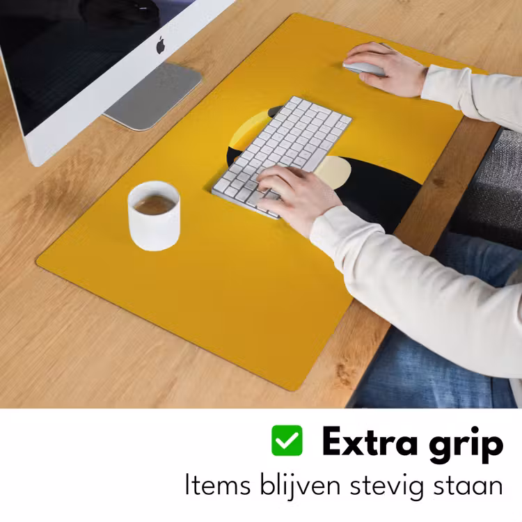 Bureau onderlegger - Toekan - Minimalistisch - Snavel - Oranje — 5
