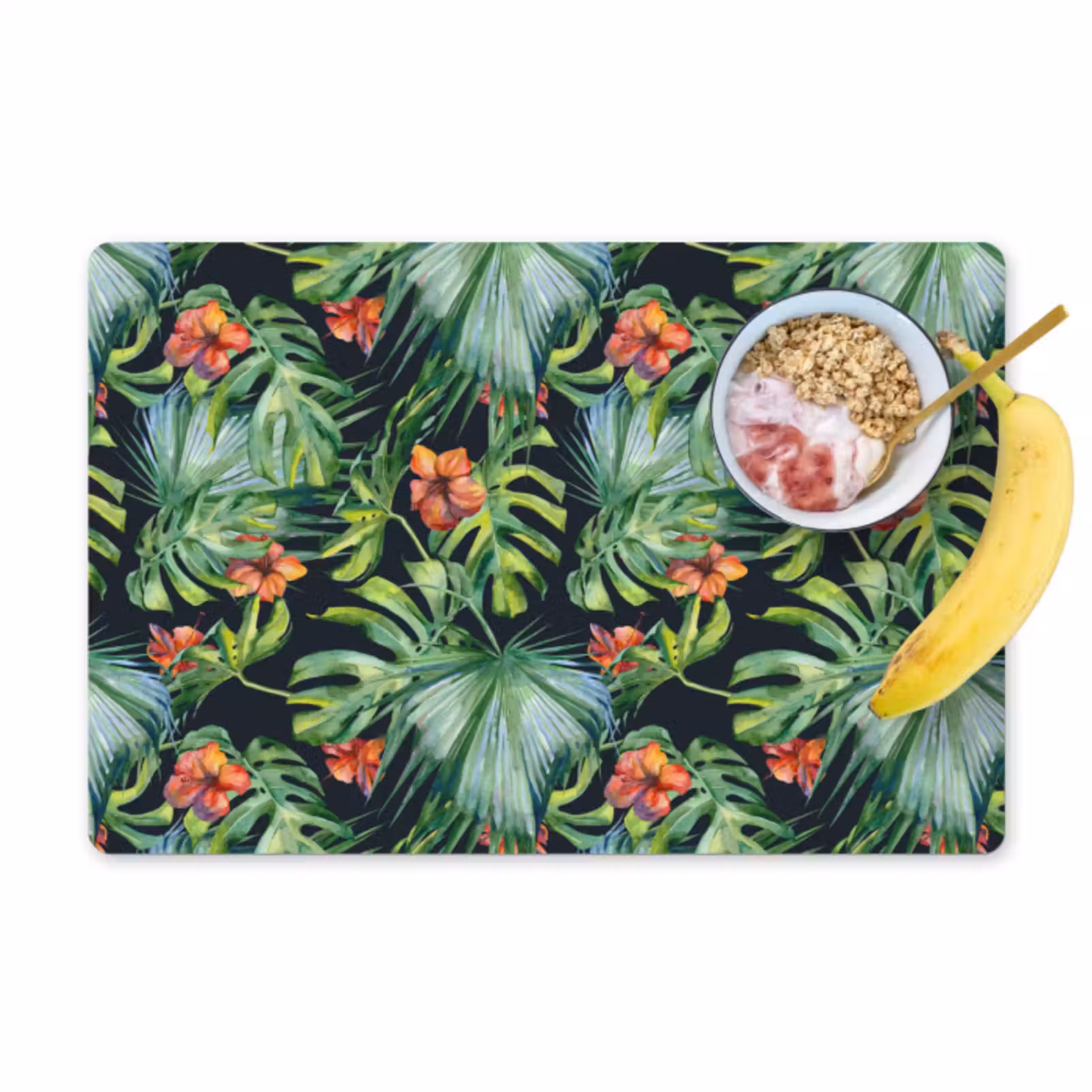Placemat - 6 stuks - Monstera - Jungle - Bladeren — 1