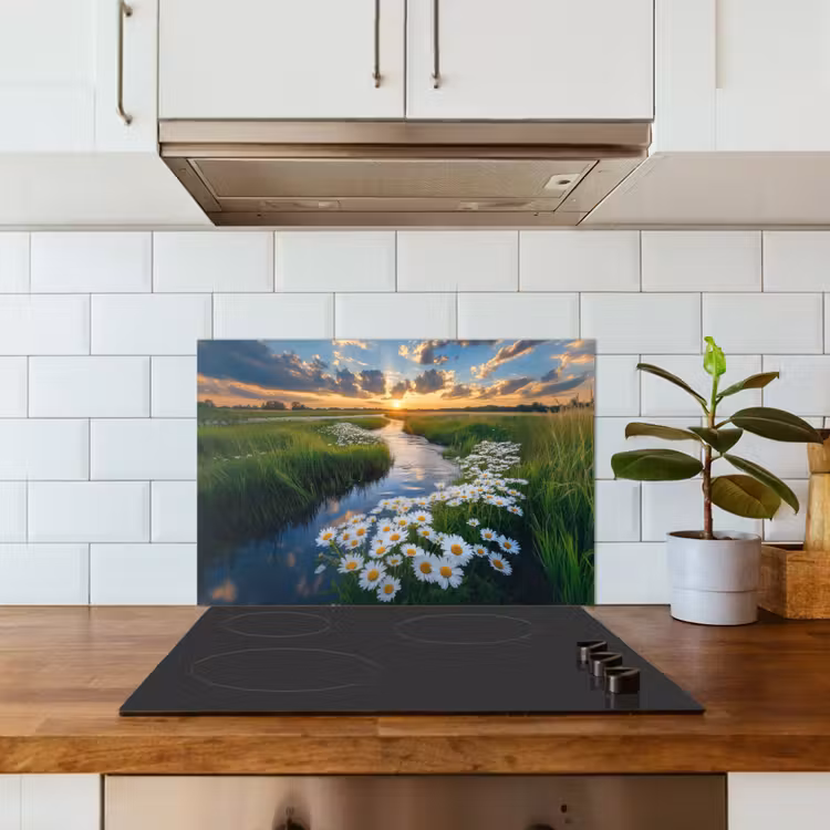Spatscherm keuken - Beekje - Landschap - Margriet — 6