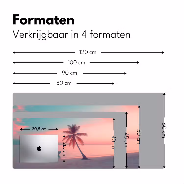 Bureau onderlegger - Zee - Boot - Zonsondergang — 7
