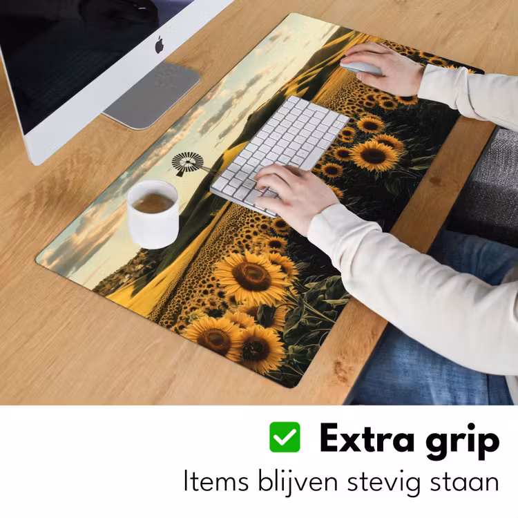 Bureau onderlegger - Zonnebloem - Veld - Windmolen — 5