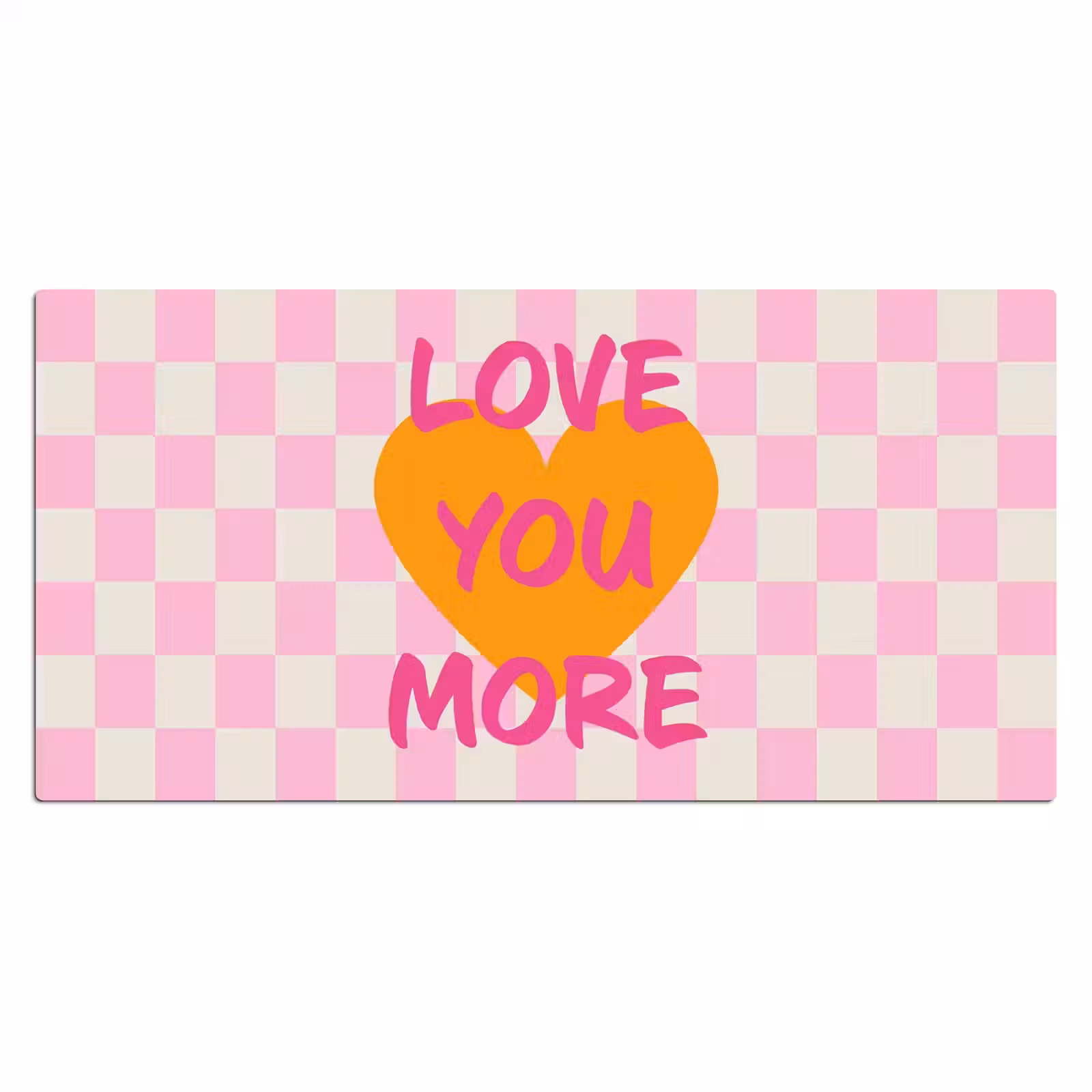 Bureau onderlegger - Valentijn - Love - Roze - Oranje — 1