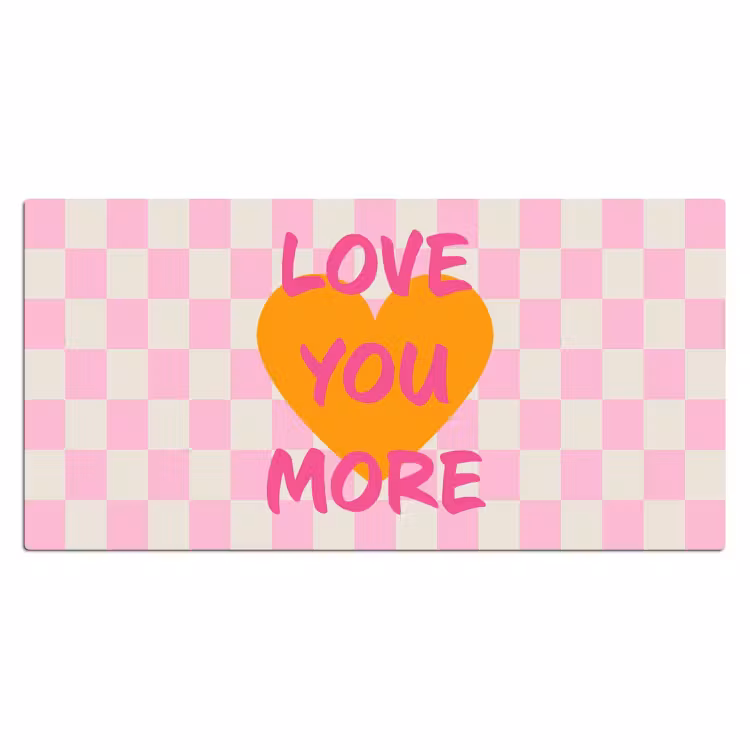 Bureau onderlegger - Valentijn - Love - Roze - Oranje — 1