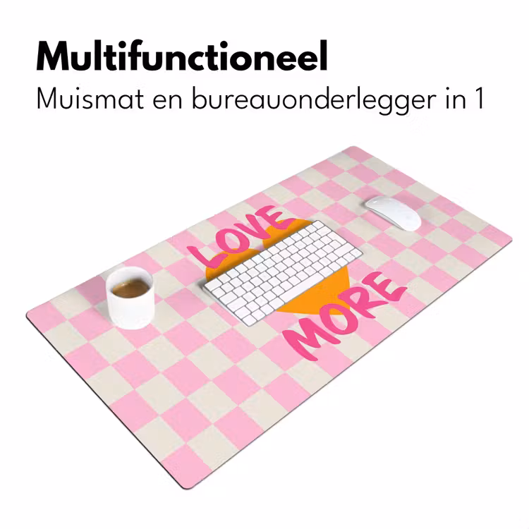 Bureau onderlegger - Valentijn - Love - Roze - Oranje — 6