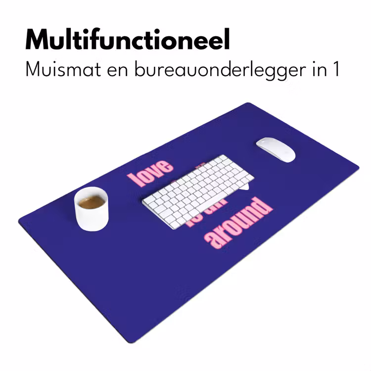 Bureau onderlegger - Tekst - Valentijn - Love - Blauw — 6