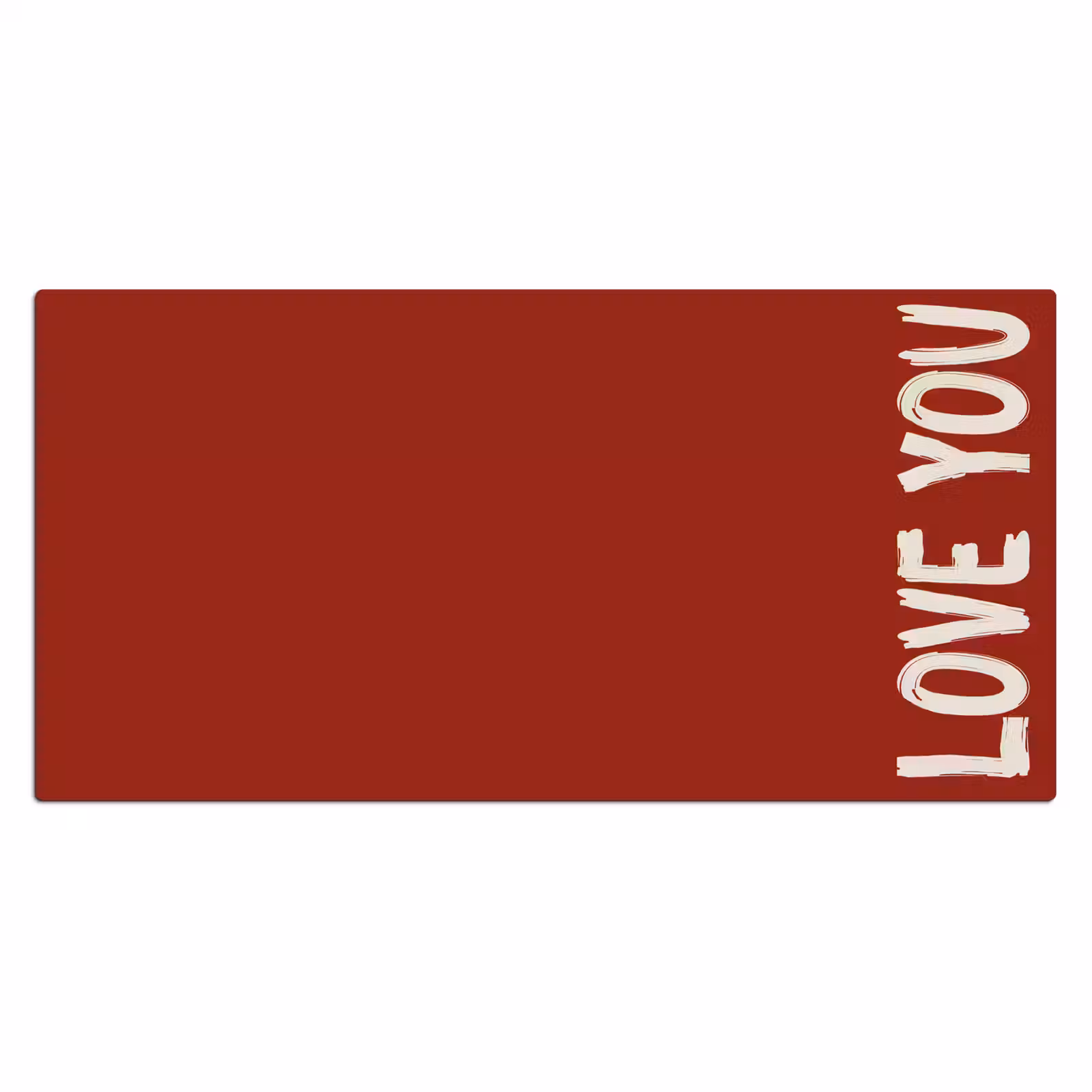 Bureau onderlegger - Schuin - Loveyou - Rood — 1