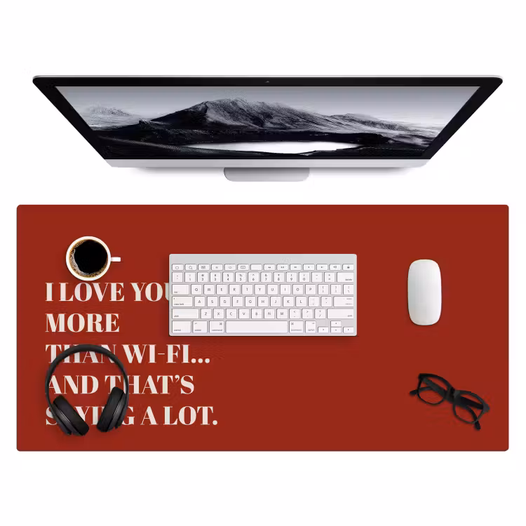 Bureau onderlegger - Rood - Quote - Liefde — 3