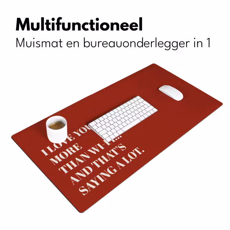 Bureau onderlegger - Rood - Quote - Liefde — 6