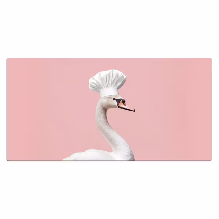 Bureau onderlegger - Zwaan - Koksmuts - Mooi - Klassiek — 1