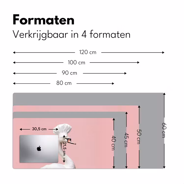 Bureau onderlegger - Zwaan - Koksmuts - Mooi - Klassiek — 7