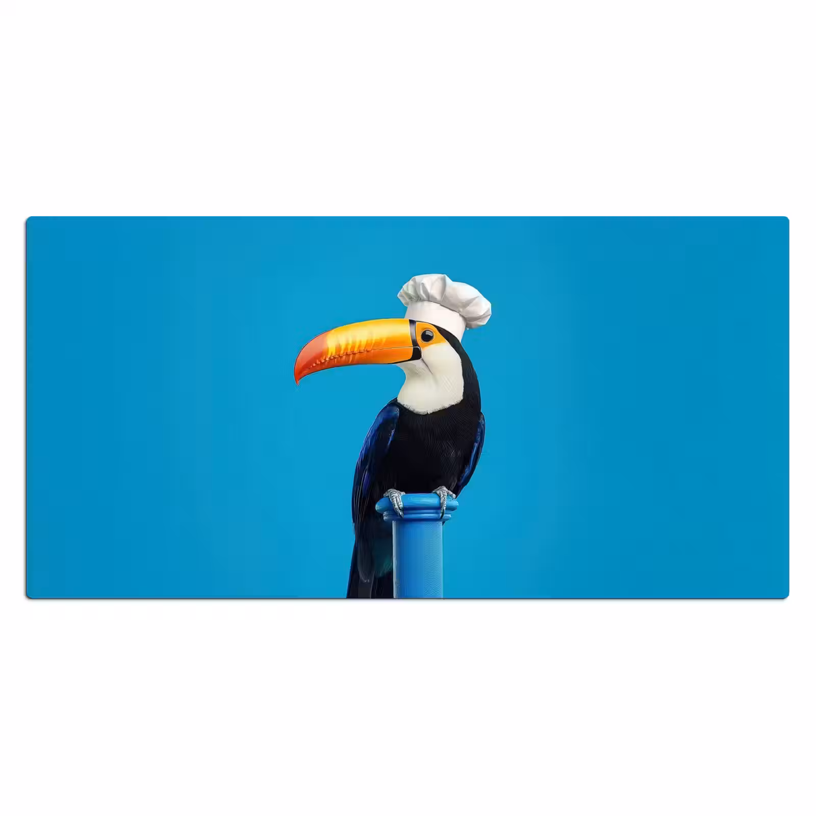 Bureau onderlegger - Tucan - Sokkel - Vogel - Koksmuts — 1