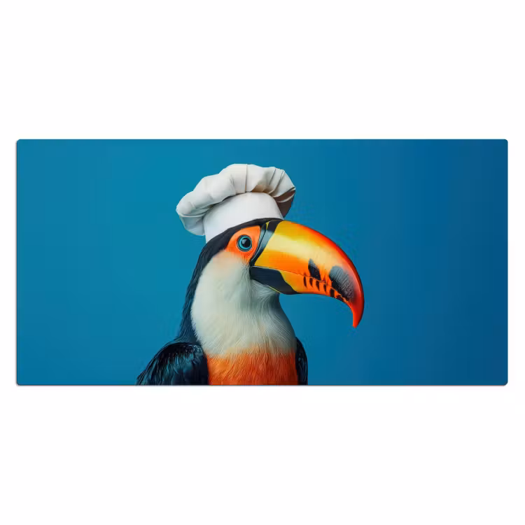 Bureau onderlegger - Toekan - Papegaai - Vogel - Koksmuts — 1