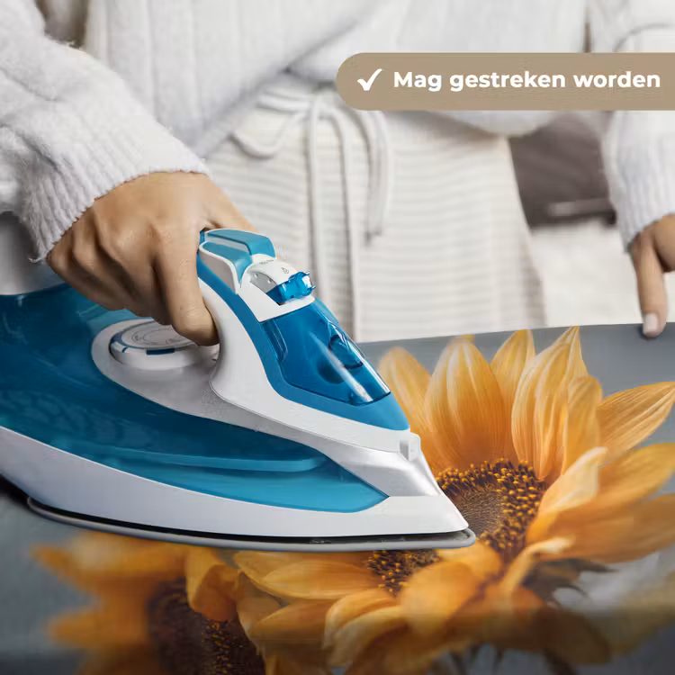 Wandkleed - Zonnebloemen - Geel - Wazig — 6