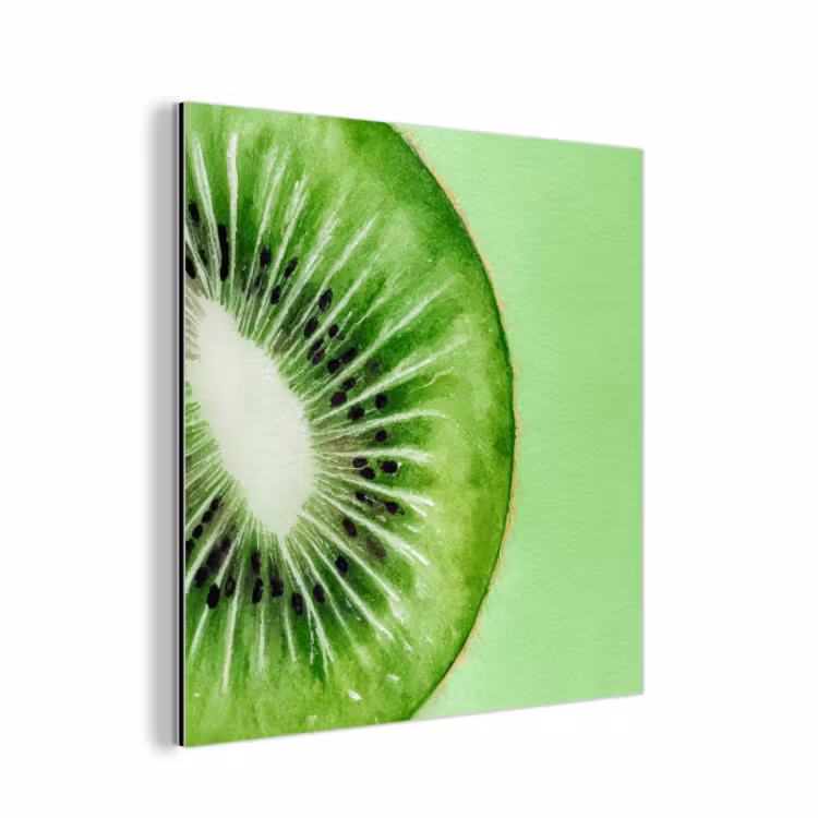 Aluminium schilderij - Kiwi - Groen - Fris — 1