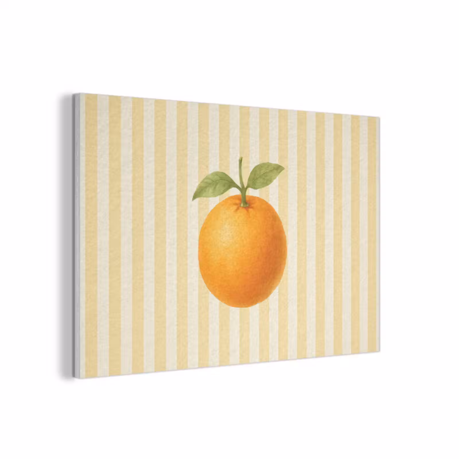 Akoestisch schilderij - Sinaasappel - Strepen - Oranje - Zomers — 1