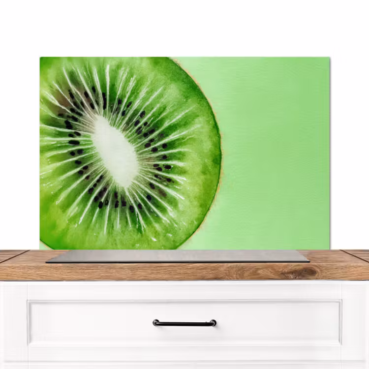 Spatscherm keuken - Kiwi - Groen - Fris — 1