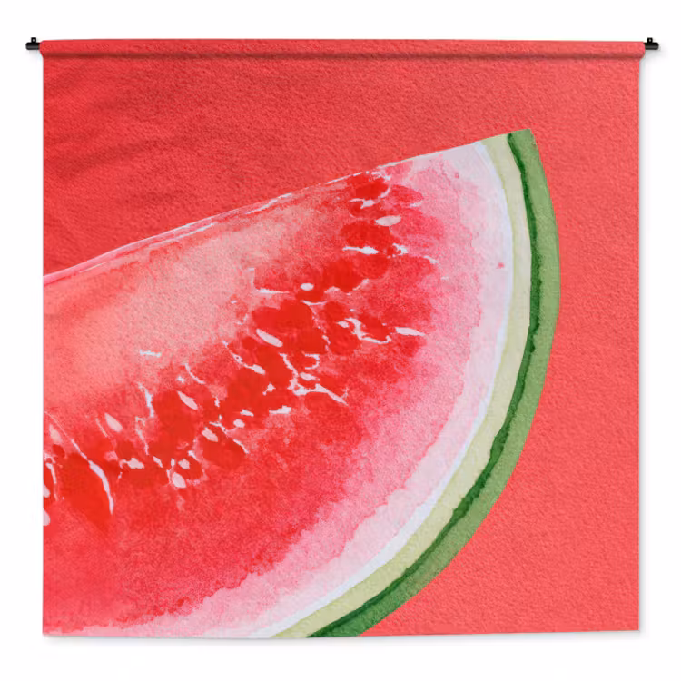 Wandkleed - Watermeloen - Rood - Zomers — 1