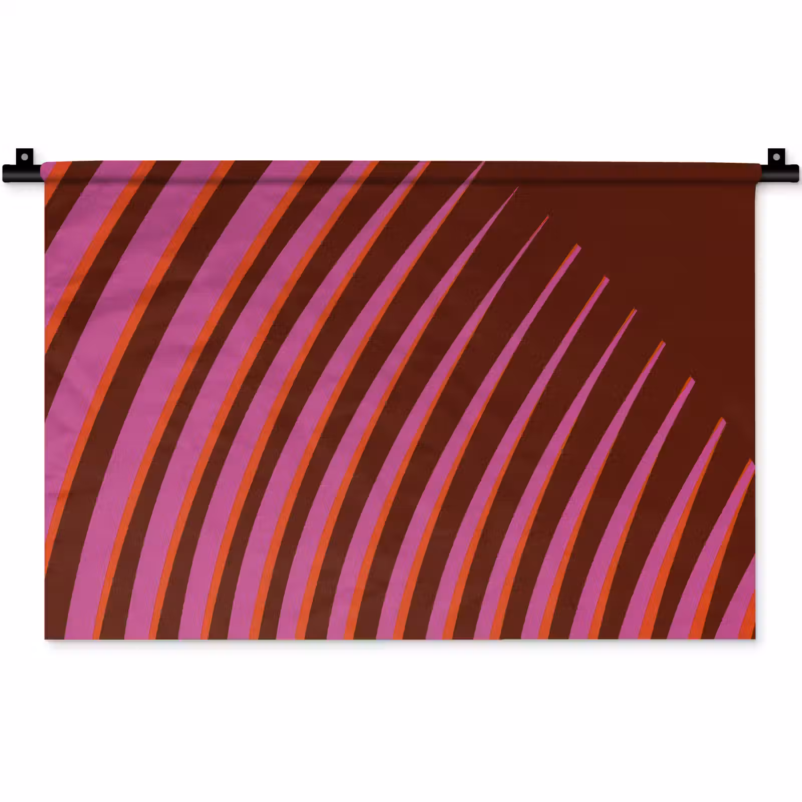 Wandkleed - Lijnen - Rood - Beweging — 1