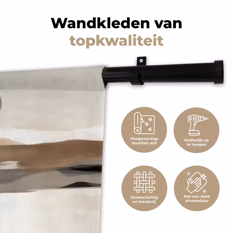 Wandkleed - Minimalistisch - Landschap - Dimensie — 3