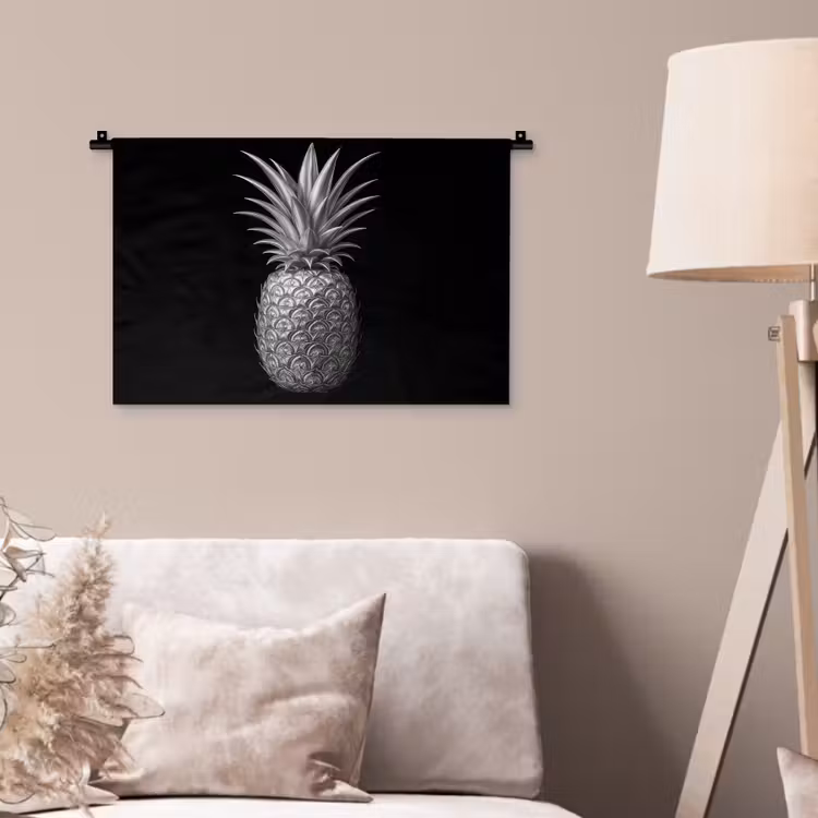 Wandkleed - Ananas - Gedetailleerd - Bladeren — 2