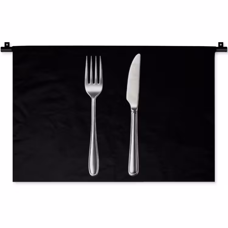 Wandkleed - Bestek - Klassiek - Elegant — 1