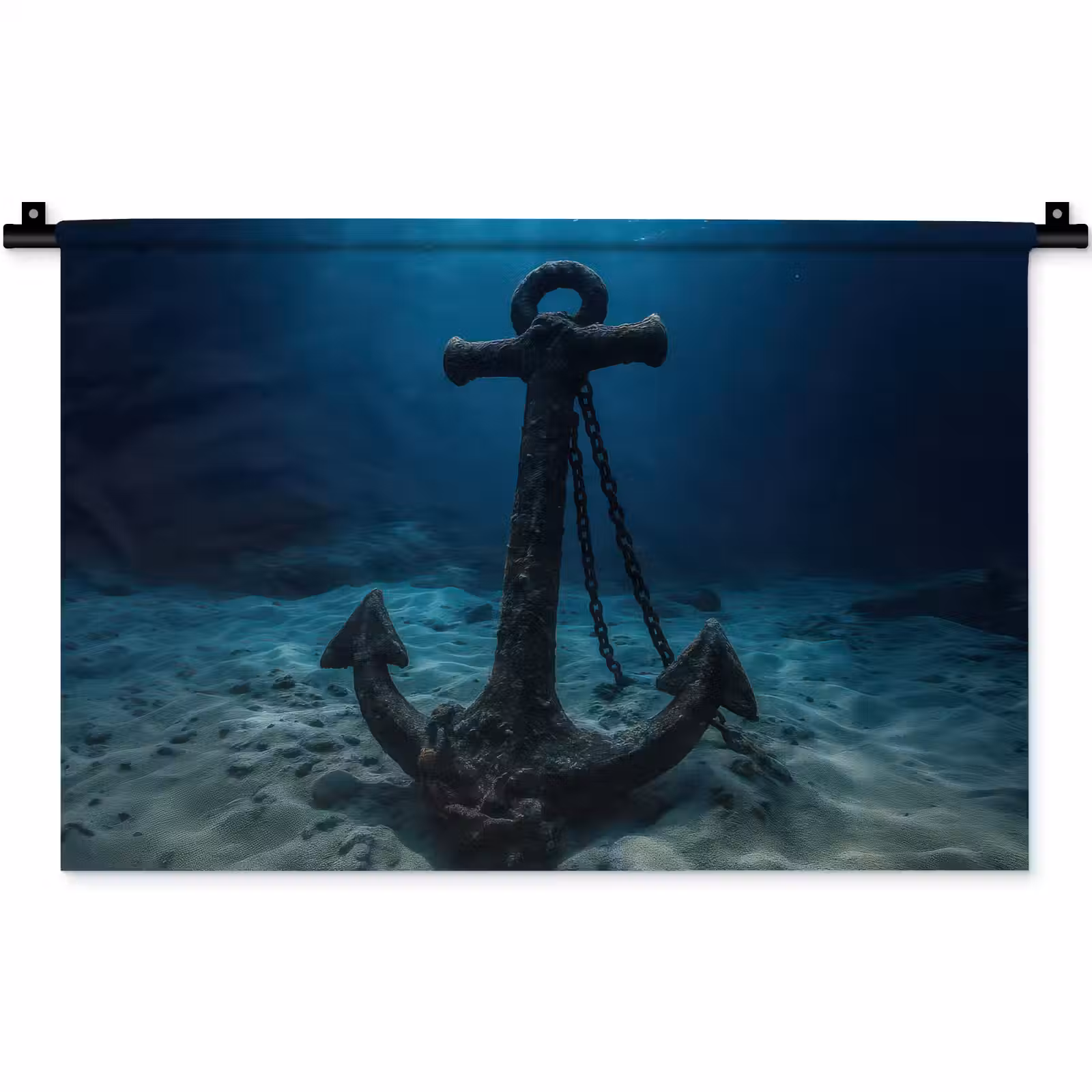 Wandkleed - Anker - Ijzer - Zeebodem - Zand — 1