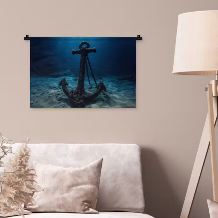 Wandkleed - Anker - Ijzer - Zeebodem - Zand — 2