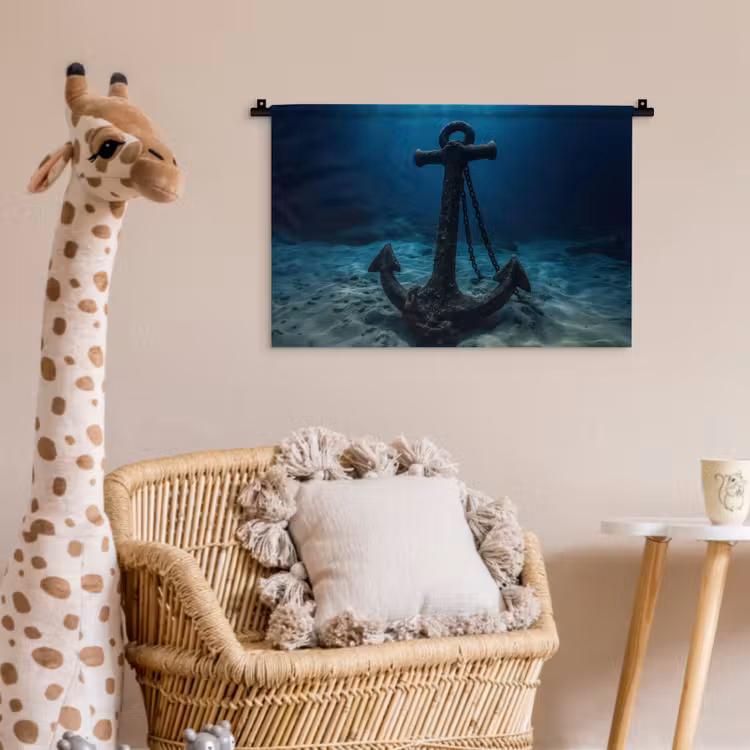 Wandkleed - Anker - Ijzer - Zeebodem - Zand — 5