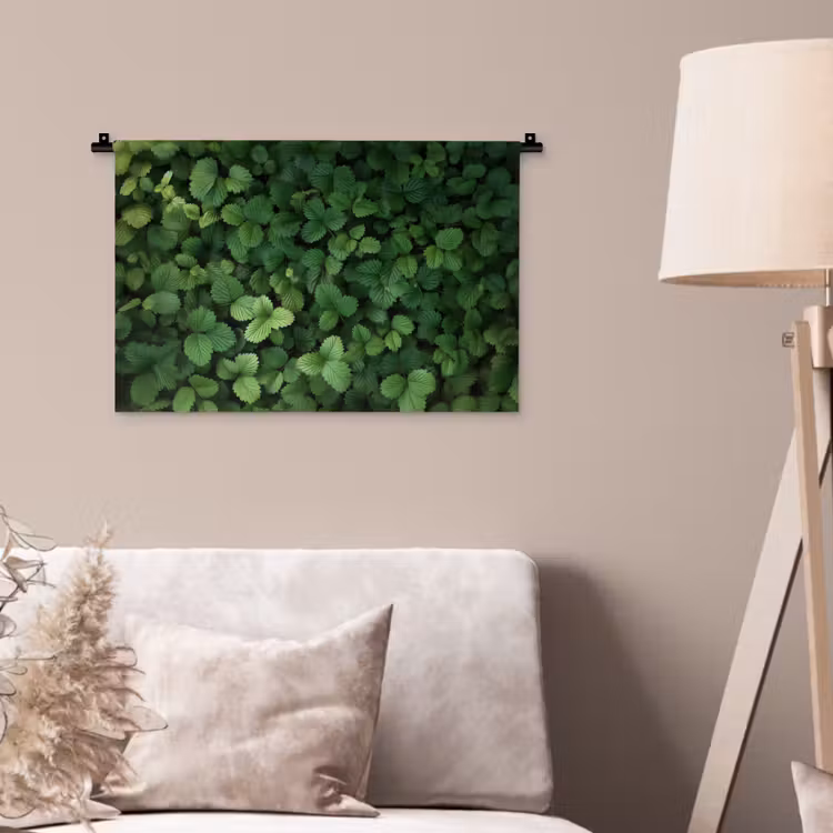 Wandkleed - Groen - Bladeren - Kartel - Zonlicht — 2