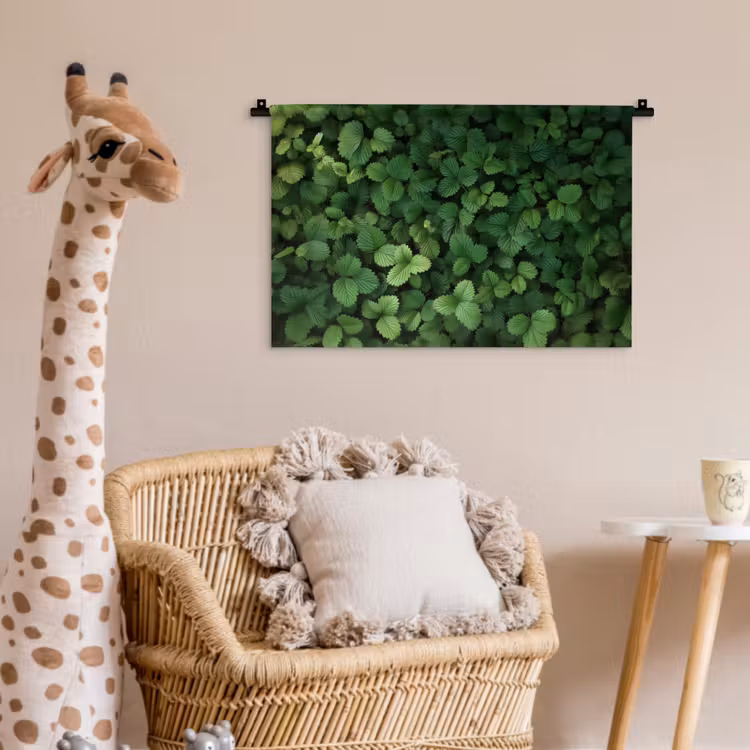 Wandkleed - Groen - Bladeren - Kartel - Zonlicht — 5